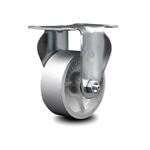 3 Inch Semi Steel Cast Iron Wheel Rigid Top Plate Caster